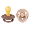 BIBS Pacifier Colour Latex Size 3 2 kpl – Woodchuck/Blush thumbnail 1