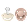 BIBS Pacifier De Lux Silicone Ivory/Blush Onesize 2pcs thumbnail 1
