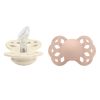 BIBS Pacifier Infinity Silicone Size 1 Anatomical 2 kpl – Ivory/B thumbnail 1