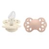 BIBS Pacifier Infinity Silicone Size 2 Anatomical 2 kpl – Ivory/B thumbnail 1