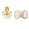 BIBS Pacifier Supreme Latex Size 2 2 kpl – Ivory/Blush thumbnail 1