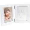 Happy Hands Double Frame Small vauvan käden- ja jalanjälkisetti White 10 cm x 15 cm + 13 cm x 17 cm 1 kpl thumbnail 1