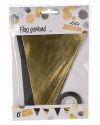 Excellent Houseware Flag Garland Gold Black 91 g thumbnail 1