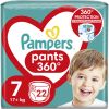 Pampers Pants Size 7 kertakäyttöiset housuvaipat 17+ kg 22 kpl thumbnail 1