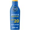 Nivea Protect & Moisture Sun Lotion SPF20 200 ml thumbnail 1