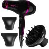 Wad Bris Hair Dryer hiustenkuivaaja Black/Pink 1 kpl thumbnail 1