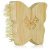 Crystallove Bamboo Butterfly Agave Body Brush Travel Size hierontaharja vartalolle 1 kpl thumbnail 1