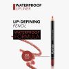 flormar Waterproof Lipliner vedenkestävä huulikynä sävy 202 Soft Pink Brown 1,14 g thumbnail 4