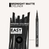 flormar Midnight Matte Eyeliner silmänrajaustussi antaa mattavaikutelman sävy 01 Black 1,2 ml thumbnail 4
