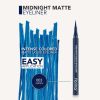flormar Midnight Matte Eyeliner silmänrajaustussi antaa mattavaikutelman sävy 03 Dark Blue 1 ml thumbnail 4