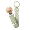 BIBS Pacifier Clip Braided – Sage/Ivory thumbnail 1