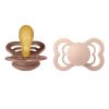 BIBS Pacifier Supreme Latex Size 2 2 kpl – Woodchuck/Blush thumbnail 1