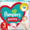 Pampers Pants Size 3 kertakäyttöiset housuvaipat 6-11 kg 56 kpl thumbnail 1