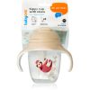 BabyOno Be Active Sippy Cup with Weighted Straw harjoitusmuki sisältää pillin 6 m+ Sloth 240 ml thumbnail 1