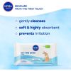 NIVEA BABY Pure Water virkistävät kosteuspyyhkeet 57 kpl thumbnail 3