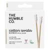 The Humble Co Natural Spiral Cotton Swabs White 100pcs thumbnail 1