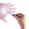 Espeon Nitril Sparkle Pearlescent Pink jauheettomat nitriilikäsineet koko M 2x50 kpl thumbnail 6