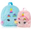 BrushArt KIDS Fluffy unicorn backpack Small lasten reppu Pink (20 x 23 cm) 1 kpl thumbnail 6
