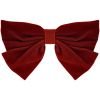 By Lyko Velvet Bow Hairclip Ruby Red thumbnail 1