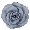 DARK Satin Rose Hair Claw – Light Blue thumbnail 1