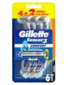 Gillette Sensor3 Comfort Razors   6 stk. thumbnail 1