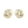 Snö Of Sweden Aero Big Round Earring – Plain Gold thumbnail 1