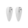 Snö Of Sweden Aero Mid Earring – Plain Silver thumbnail 1