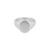 Snö Of Sweden Casual Kim Signet Ring M – Plain Silver thumbnail 1