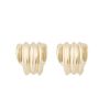 Snö Of Sweden Dakota Big Earring – Plain Gold thumbnail 1