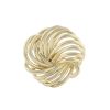 Snö Of Sweden Dakota Brooch – Plain Gold thumbnail 1