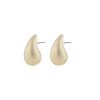 Snö Of Sweden Yenni Matt Small Earring Plain Gold Onesize thumbnail 1