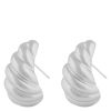 Snö Of Sweden Yenni Twist Small Earrings Plain Silver Onesize thumbnail 1