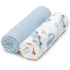 T-TOMI BIO Muslin Diapers kestovaipat Traffic 65x65 cm 2 kpl thumbnail 1