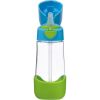 B.Box Bottle with Straw pullo sisältää pillin Blue Green 450 ml thumbnail 3