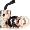 BrushArt Gift for You Slim satin scrunchie set hiuslenkit Black &amp; Cream thumbnail 1
