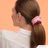 BrushArt Gift for You Slim satin scrunchie set hiuslenkit Pink &amp; Red thumbnail 3