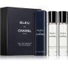 Chanel Bleu de Chanel travel Eau de Parfum (1x uudelleentäytettävä + 2x täyttöpakkaus) miehille 3 x 20 ml thumbnail 1
