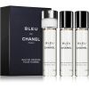Chanel Bleu de Chanel travel refill Eau de Parfum täyttöpakkaus miehille 3 x 20 ml thumbnail 1