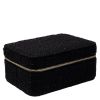 DARK Tweed Jewellery Box ? Black thumbnail 1