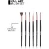 flormar Nail Art Brush Set sivellinsetti kynsiin 6 kpl thumbnail 3