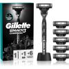 Gillette Mach3 Charcoal ladyshaver ja teline + vaihtoterät 6 kpl thumbnail 1