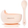 Kikkaboo Silicone Bowl with Spoon silikonikulho mukana lusikka 4 m+ Pink 2 kpl thumbnail 1