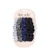 Kitsch Satin Petite Scrunchies 5 Piece Set - Midnight thumbnail 1