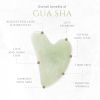 KORIKA Tools Gua Sha Green Jade Stone hierontaväline kasvoille 1 kpl thumbnail 4