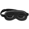 Lenoites Mulberry Silk Contour Sleep Mask Black thumbnail 1