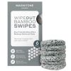 MAGNITONE Swipes 100% Microfibre Bamboo Makeup Remover Pads 6 Pack thumbnail 1