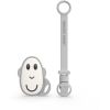 Matchstick Monkey Flat Face Teether &amp; Soother Clip lahjasetti lapsille Grey thumbnail 1