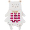 Milin Wooden Lacing Toy Mrs. Teddy aktiivilelu 22 cm x 16 cm x 0,7 cm 1 kpl thumbnail 3