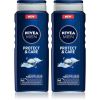 NIVEA MEN Protect & Care suihkugeeli kasvoille, vartalolle ja hiuksille edullinen pakkaus 2 x 500 ml thumbnail 1