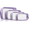 Notino Travel Collection Clear Organizer Set matkasetti Purple 4 kpl thumbnail 1